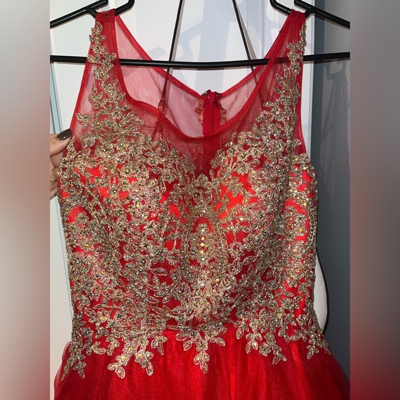 Fiesta Fashion Dresses Red Dress Christmas Formal